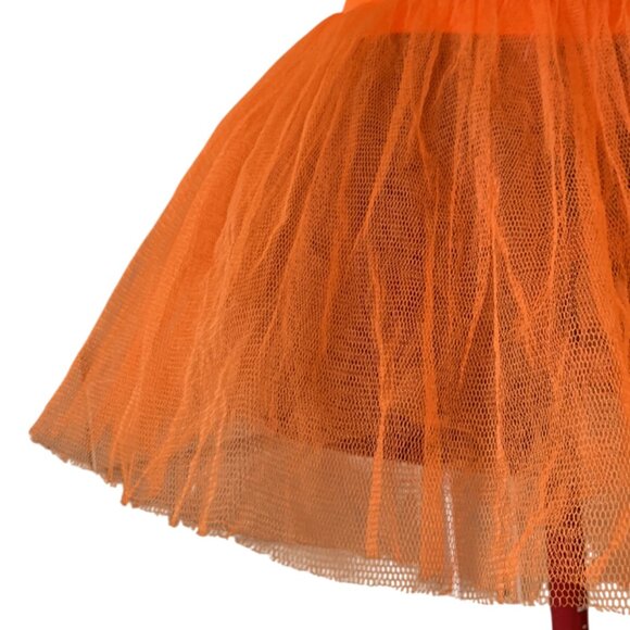SMIFFY - Vibrant Orange Tulle Skirt - Tutu - OZ - Picture 3 of 9